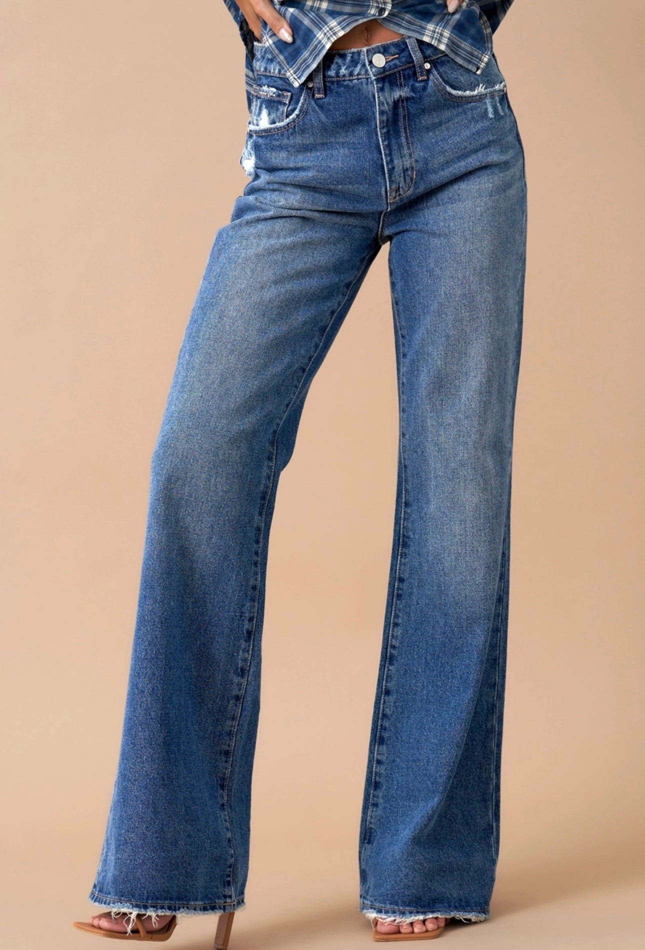 High Rise Boot Cut Denim