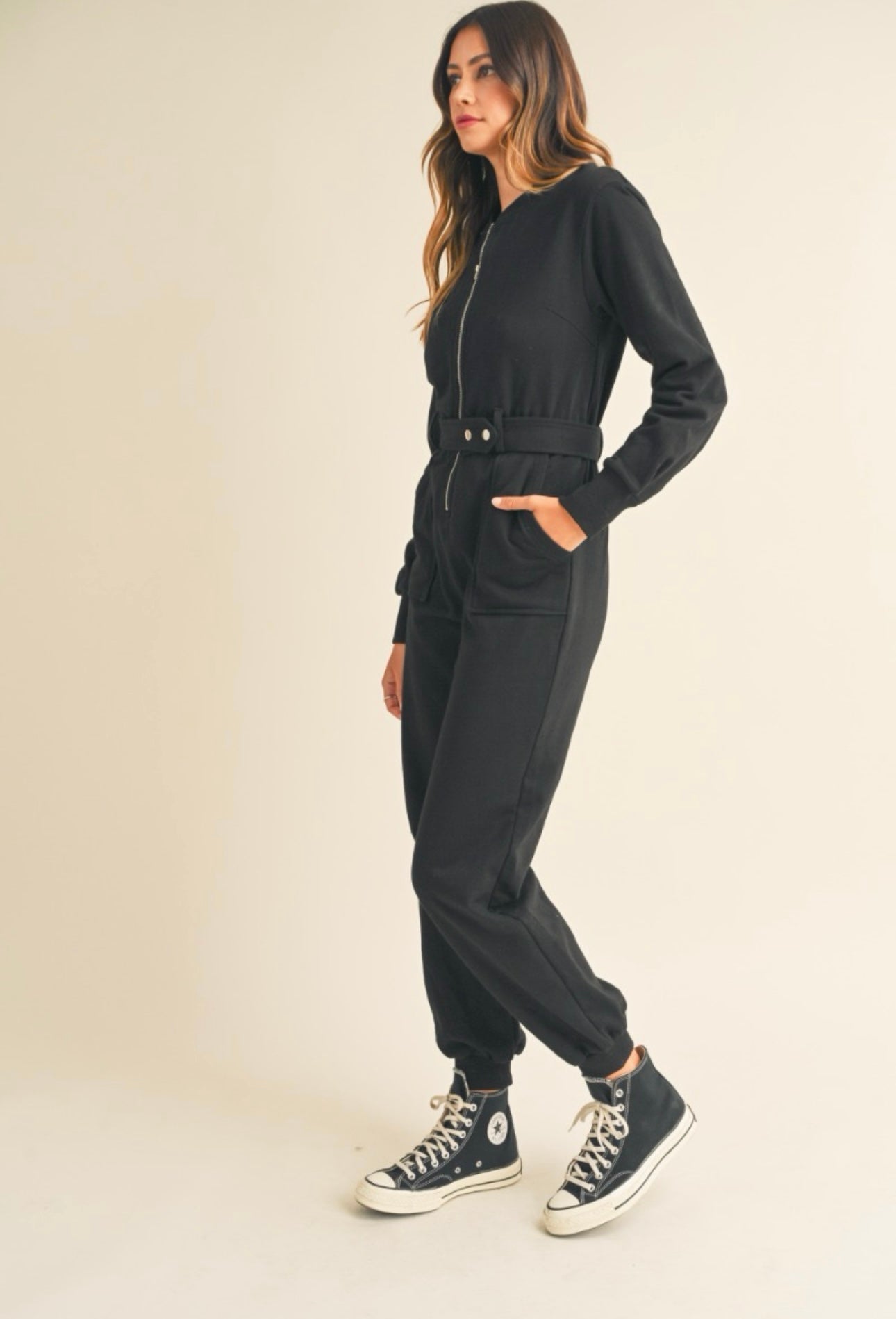 Zip Up Jumpsuit