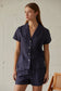 The Navy Linen Set