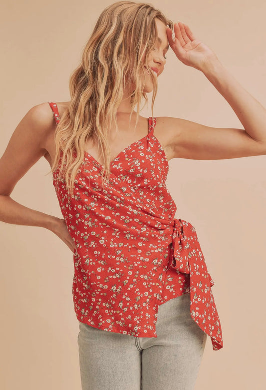 The Rosalie Wrap Top