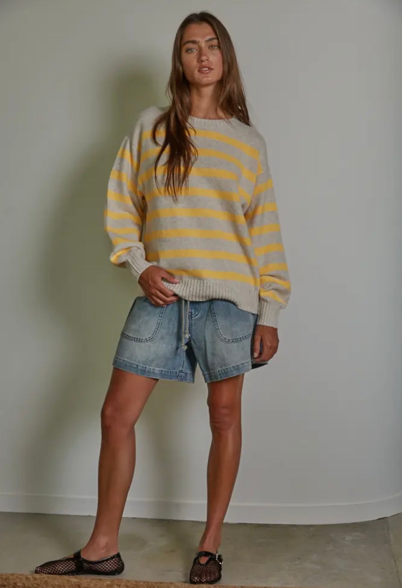 Striped Pullover Sweater